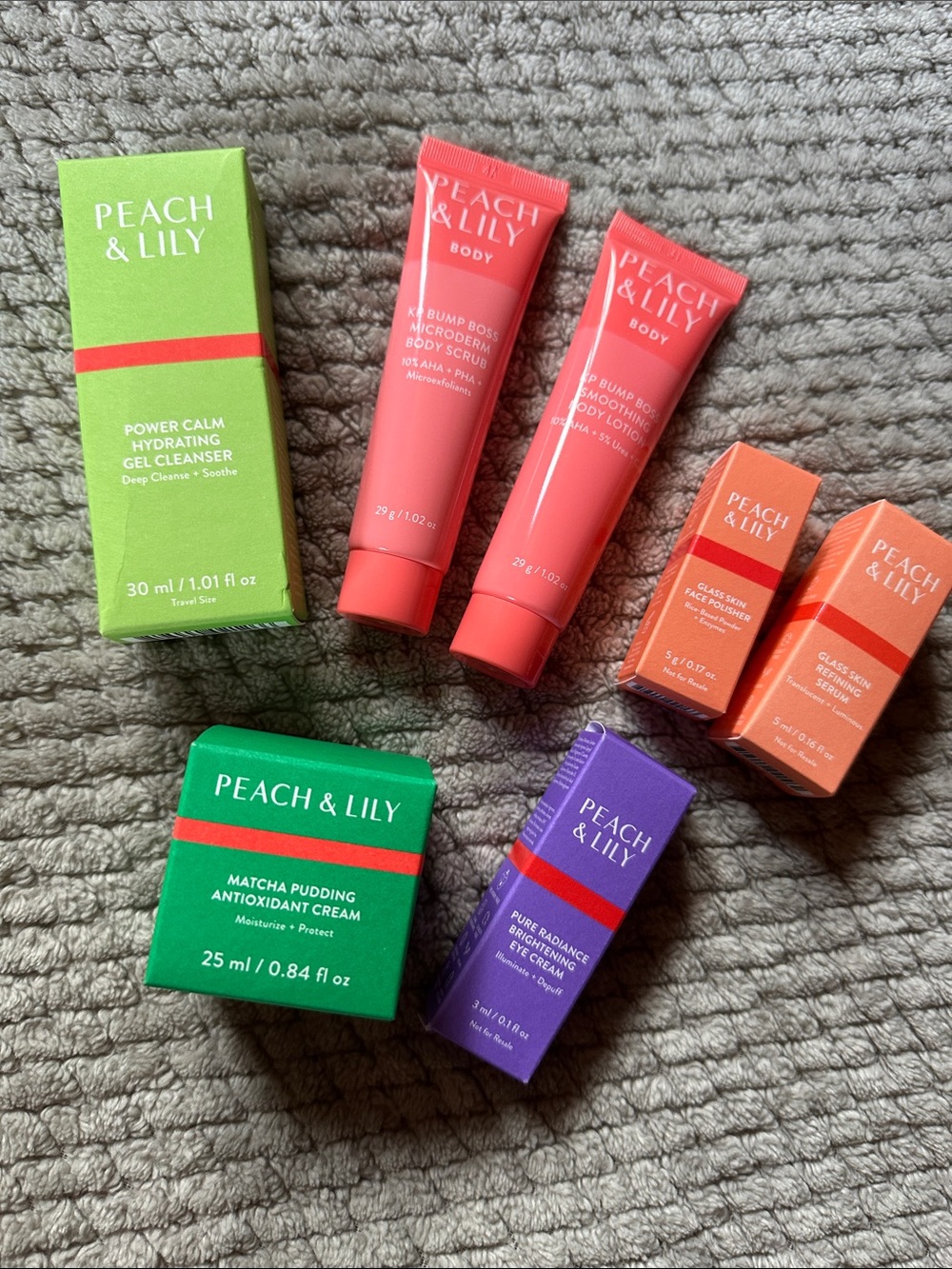 NEW Peach and Lilly 7 Piece Travel Bundle